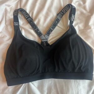 Victoria's Secret Black Sports Bra with Racerback